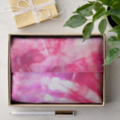 Artsy Abstract Summer Neon Pink Paarse Tie Dye Tissuepapier (Geschenk)