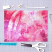 Artsy Abstract Summer Neon Pink Paarse Tie Dye Tissuepapier (Craft)