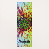 Artsy abstract yoga mat (Achterkant)
