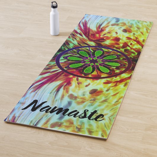 Artsy abstract yoga mat (In situ)