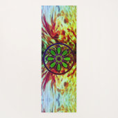 Artsy abstract yoga mat (Achterkant)