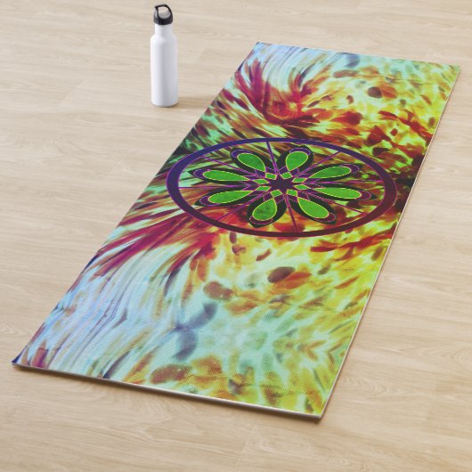 Artsy abstract yoga mat (In situ)