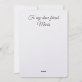 Artsy Afro Roots Collage van culturele identiteit Feestdagenkaart (Achterkant)