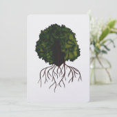 Artsy Afro Roots Collage van culturele identiteit Feestdagenkaart (Staand voorkant)