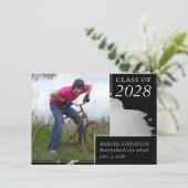 Artsy Afstuderen | Abstracte foto van Splash 2 opl Aankondiging (Staand voorkant)