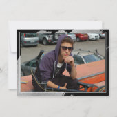 Artsy Afstuderen | Abstracte foto van Splash 2 opl Aankondiging (Achterkant)