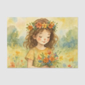 Artsy  Alice in Wonderland Waterverf verf Tissuepapier (Voorkant)