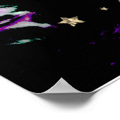 *~* Artsy AP23 Artistic Celestial BOLD PINK LION Poster (Hoek)