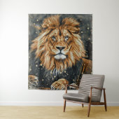 *~* Artsy AP23 Artistieke Keltische BOLD LION Wandkleed (In situ)
