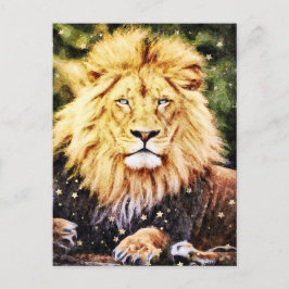 *~* Artsy AP23 Artistieke Keltische Golden LION Briefkaart