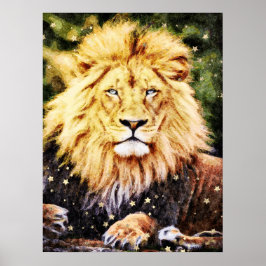 *~* Artsy AP23 Artistieke Keltische Golden LION Poster