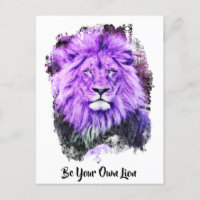 *~* Artsy AP23 Artistieke Schilderende Violet LION