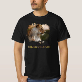 *~* Artsy AP23 artistieke vormende LIONESS T-shirt