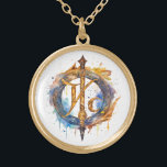 *~* Artsy AP87 Nordic RUNE VIKING Geïnspireerd Oud Goud Vergulden Ketting<br><div class="desc">(Zoek AP87 voor dingen Viking of AP40 voor soortgelijke items ) - KETTING . Het afbeelding is groot dus voel je vrij om OVER te dragen naar elk ZAZZLE PRODUCT dat u kiest. SIERADEN MET INTENTIE (R) - creëer uw eigen intentie. Gebruik deze coole kunstzinnige, artistieke, moderne en toch ,...</div>