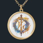 *~* Artsy AP87 Nordic RUNE VIKING Geïnspireerd Oud Goud Vergulden Ketting<br><div class="desc">(Zoek AP87 voor dingen Viking of AP40 voor soortgelijke items ) - KETTING . Het afbeelding is groot dus voel je vrij om OVER te dragen naar elk ZAZZLE PRODUCT dat u kiest. SIERADEN MET INTENTIE (R) - creëer uw eigen intentie. Gebruik deze coole kunstzinnige, artistieke, moderne en toch ,...</div>