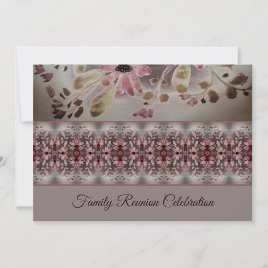 Artsy Aquarel Bloemen Kaart (Voorkant)