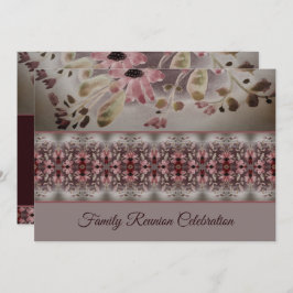 Artsy Aquarel Bloemen Kaart