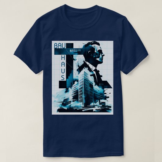Artsy Architectuur 10 BlW T-shirt (Design voorkant)