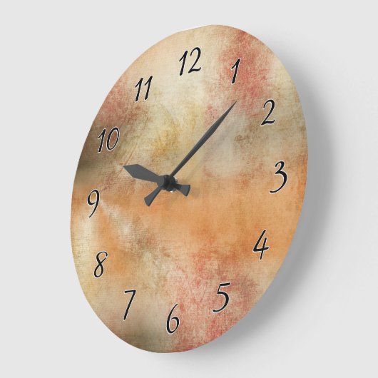 Artsy Autumn Abstract Grote Klok (Hoek)