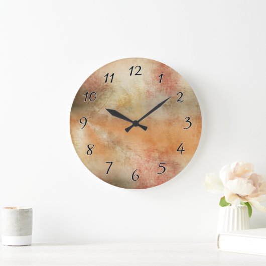 Artsy Autumn Abstract Grote Klok (Huis)