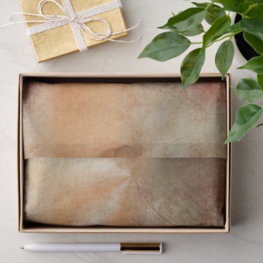 Artsy Autumn Abstract Tissuepapier (Geschenk)