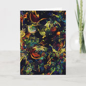 Artsy Avante-Garde-kerstfeestdag Kaart (Voorkant)