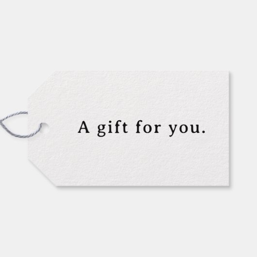 Artsy Baby Shower Cadeaulabel (Achterkant Horizontaal)