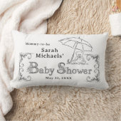 Artsy Baby Shower Mommy-to-be Kussen (Deken)