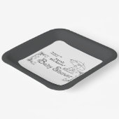 Artsy Baby Shower Papieren Bordje (Gebogen)