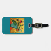 artsy bagagelabel purse label of sleutelketen (Voorkant horizontaal)