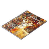 Artsy Beauful Deer Buck Prayer Journal Notitieboek (Linkerzijde)