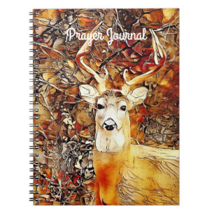 Artsy Beauful Deer Buck Prayer Journal Notitieboek