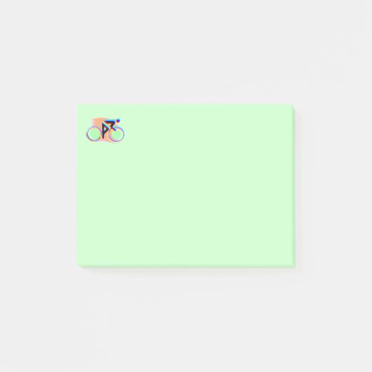 Artsy Bicycling Post-it® Notes (Voorkant)