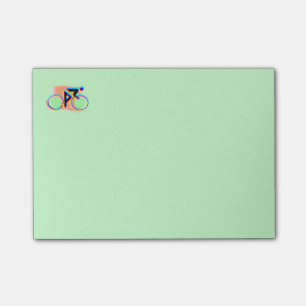 Artsy Bicycling Post-it® Notes