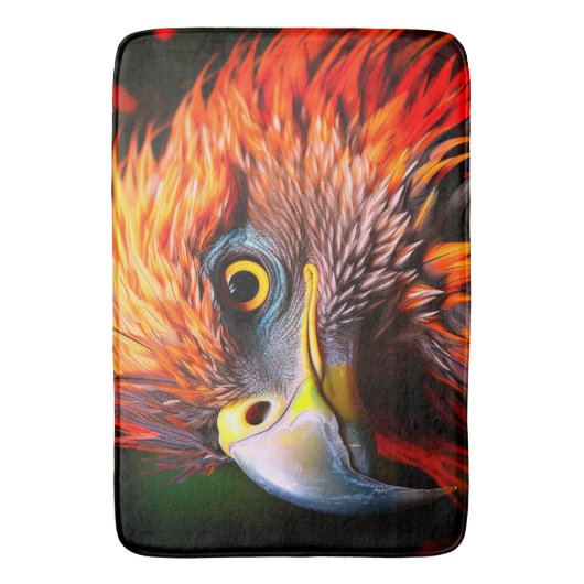 Artsy Bird Badmat (Voorkant Verticaal)