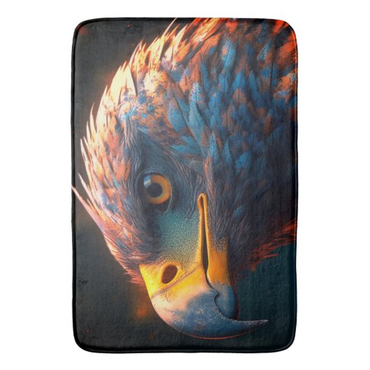 Artsy Bird Badmat (Voorkant Verticaal)