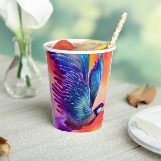 Artsy Bird Papieren Bekers (Insitu)