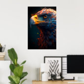 Artsy Bird Poster (Thuiskantoor)