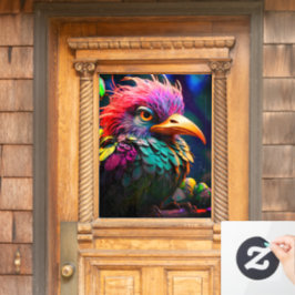 Artsy Bird Raamsticker