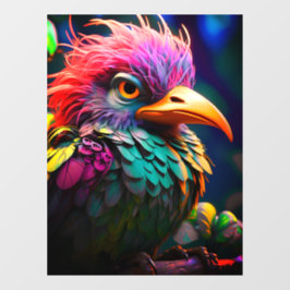 Artsy Bird Raamsticker