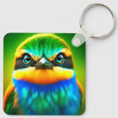 Artsy Bird Sleutelhanger (Achterkant)