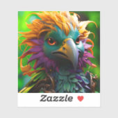 Artsy Bird Sticker (Vel)