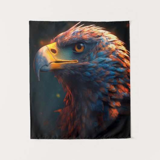 Artsy Bird Wandkleed (Voorkant)