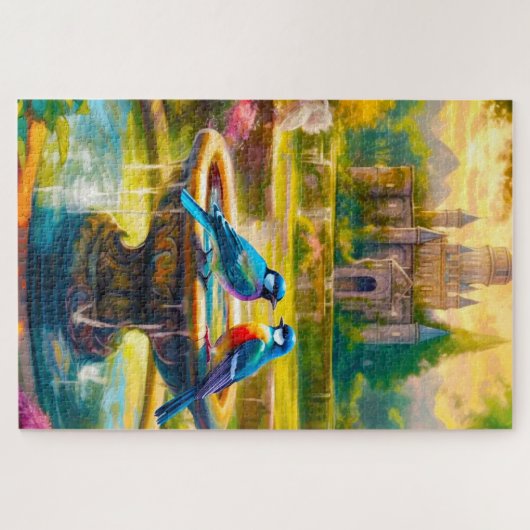 Artsy Birds Legpuzzel (Horizontaal)