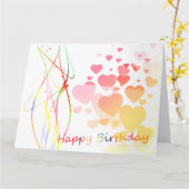 Artsy Birthday Kaart (Gele Bloem)