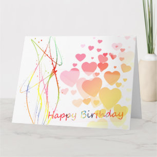 Artsy Birthday Kaart