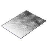 Artsy Black en White Moiré Pattern Notitieboek (Linkerzijde)