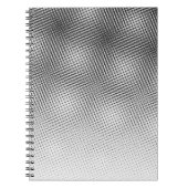 Artsy Black en White Moiré Pattern Notitieboek (Voorkant)