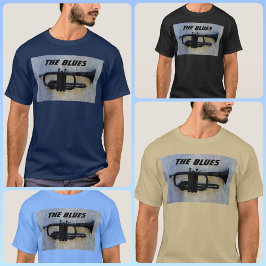 Artsy Blues Trumpet T-shirt