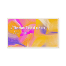 Artsy Bold Fresh Roze Geel Abstract
